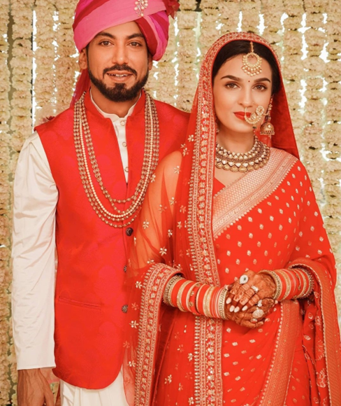 Shiny Doshi with her Husband