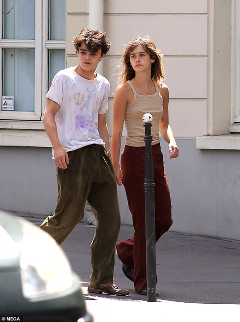 Jack Depp with his Girlfriend
