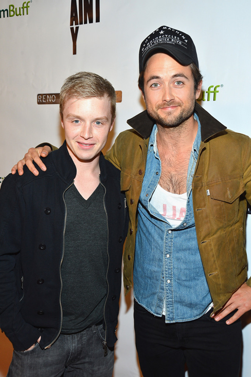 Noel Fisher with his Friend