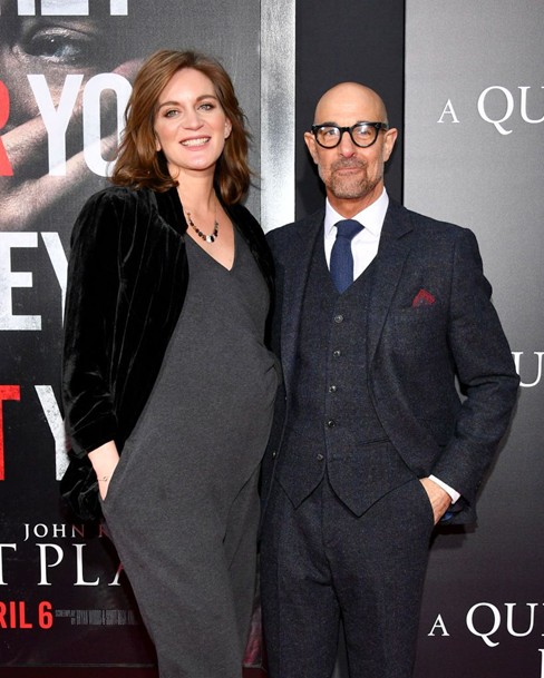 Felicity Blunt with her Husband