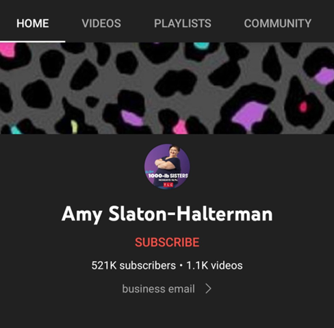 Amy Slaton YouTube