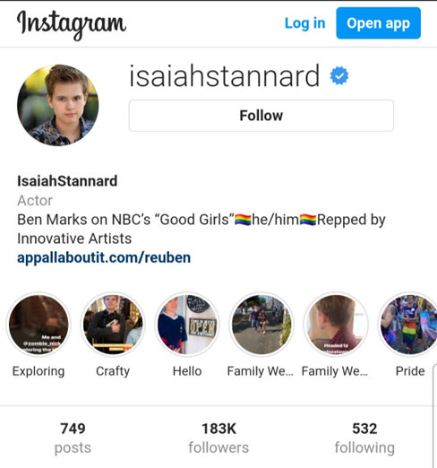 Isaiah Stannard Instagram