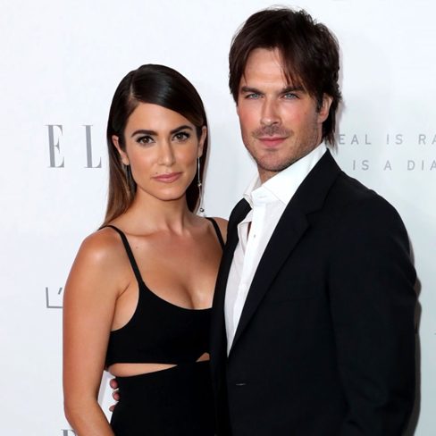 Ian Somerhalder with his wife