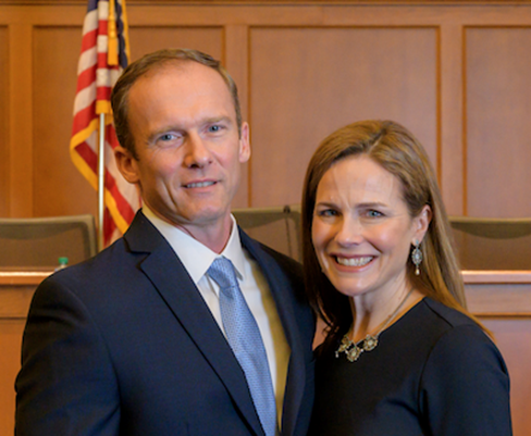 Jesse M. Barrett with his wife