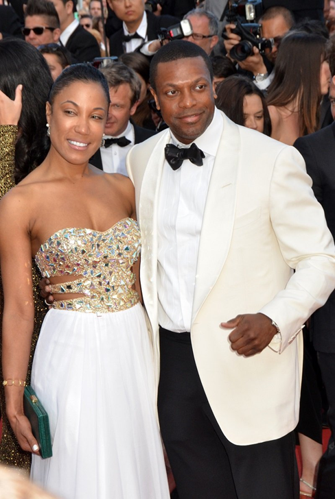 Azja Pryor with her husband