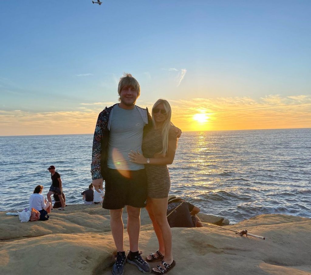 Paddy Pimblett with girlfriend Laura Gregory