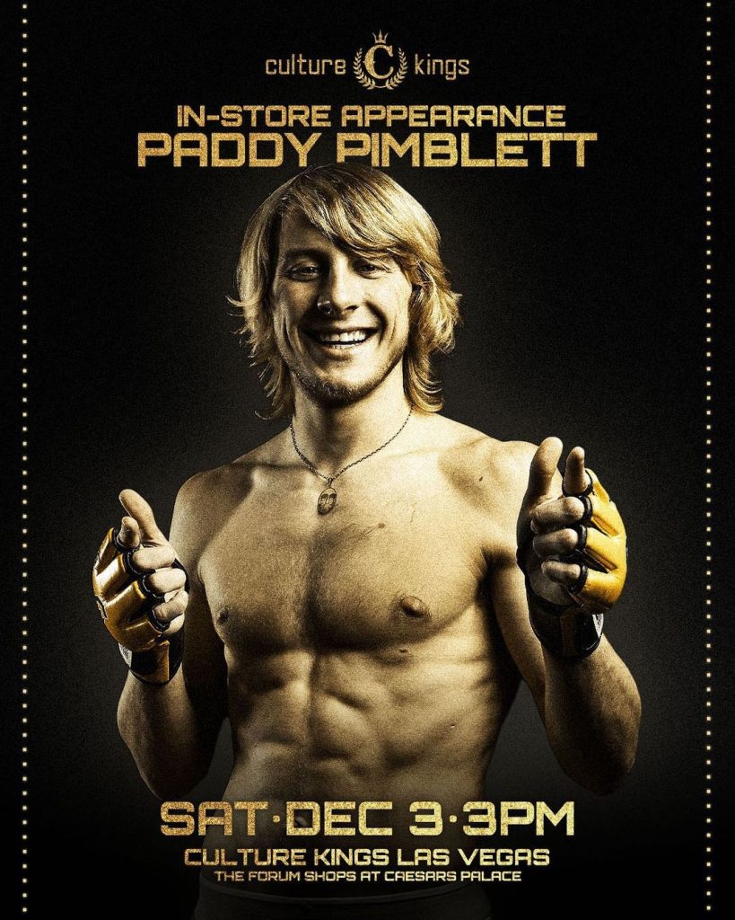 Paddy Pimblett's height is 5 feet 10 inches 