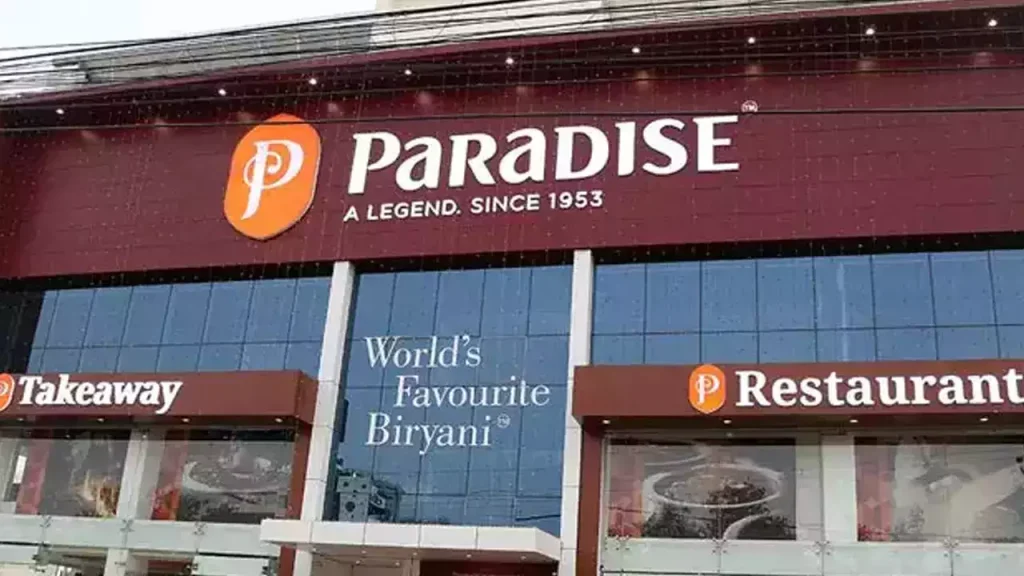 Paradise Biryani is one of top food travel destinations in India