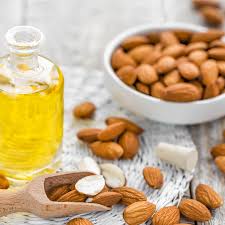 Almond oil is full of vitamin E, magnesium, phosphorus, and copper