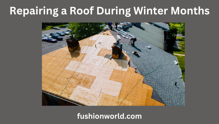 leaking roof repair in winter