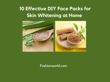 Face Packs for Skin Whitening at Home 