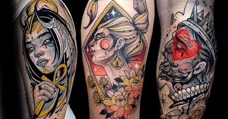 Traditional or Neo-Traditional Tattoos 