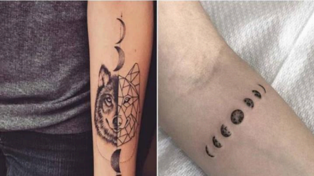 Moon Phases Tattoos 