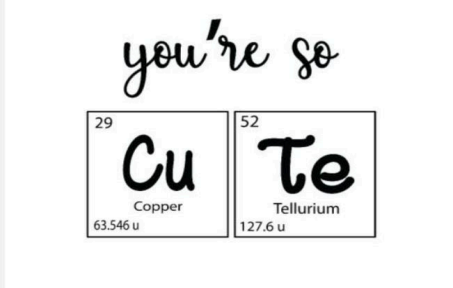 Are you made up of copper and tellurium? Because you are Cu-Te!