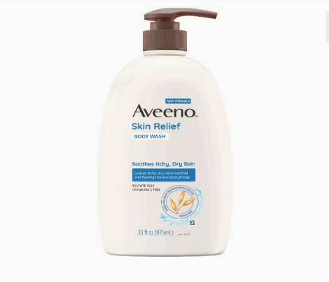 Aveeno Skin Relief Fragrance-Free Body Wash Soap 