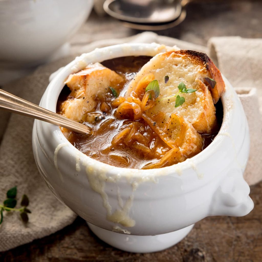 French onion soup 