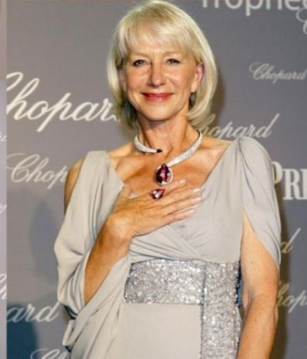 Silver Hue with Chopard: Hellen Mirren in Chopard 