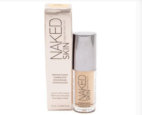 Under-eye Gone Undercover:Urban Decay Naked Weightless Complete Coverage Concealer 