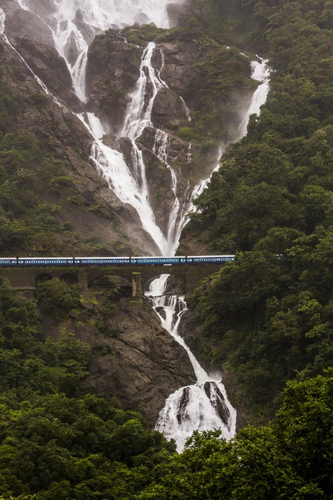 Four-Tier Waterfall: Dudhsagar Falls 