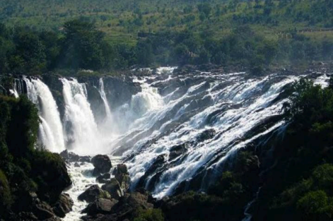 Two-in-One Waterfall: Shivanasamudra Falls 