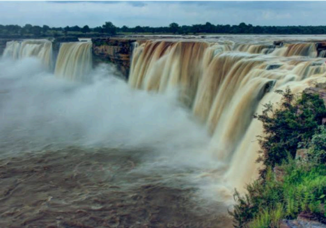 Widest Waterfall in India: Chitrakoot Waterfalls