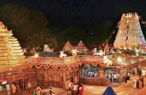 Mallikarjun Jyotirlinga Temple is one of the twelve Jyotirlingas.